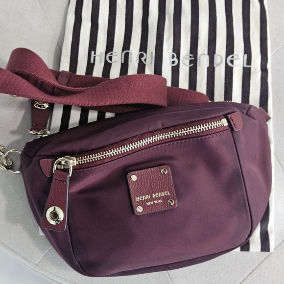 Henri Bendel Fanny/Crossbody/Belt Bag Burgundy - Picture 2 of 14